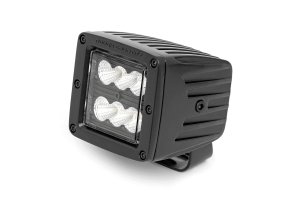 LED Light Pods - Rough Country - 2 Inch Black Series - Black